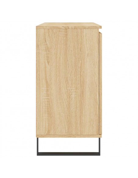 Credenza Rovere Sonoma 104x35x70 cm in Legno Multistrato