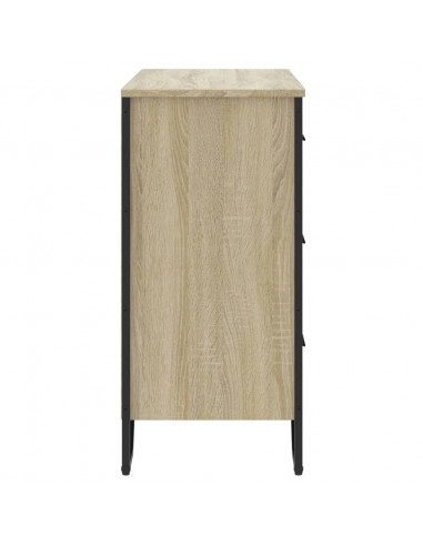 Cassettiera Rovere Sonoma 91x35,5x74,5 cm in Truciolato