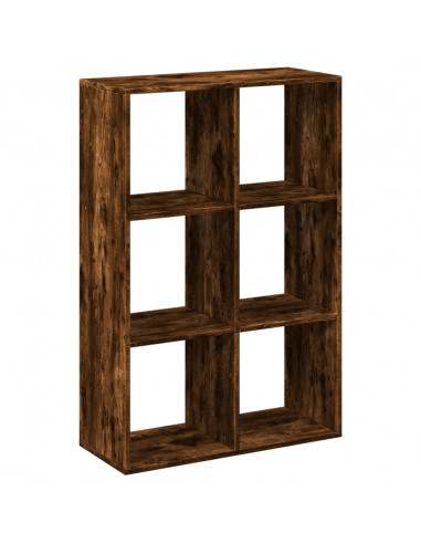 Libreria Divisorio Rovere Fumo 69,5x29x103,5cm in Truciolato