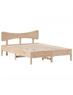 Giroletto senza Materasso 120x190 cm in Legno Massello di Pino 2