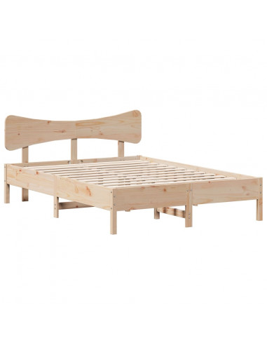 Giroletto senza Materasso 120x190 cm in Legno Massello di Pino