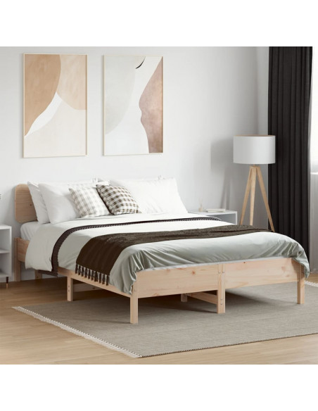 Giroletto senza Materasso 120x190 cm in Legno Massello di Pino
