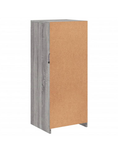 Credenza con Luci LED Grigio Sonoma 41x37x100 cm