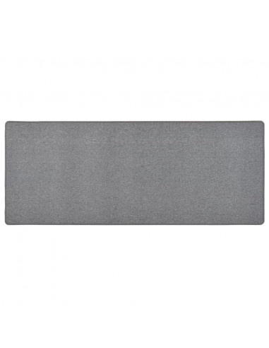 Tappeto Corsia Grigio Scuro 80x200 cm