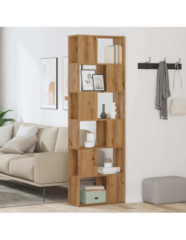 Libreria/Divisorio Stanza Rovere Artigianale 60x24x186 cm