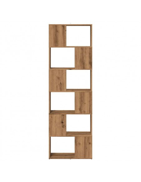 Libreria/Divisorio Stanza Rovere Artigianale 60x24x186 cm