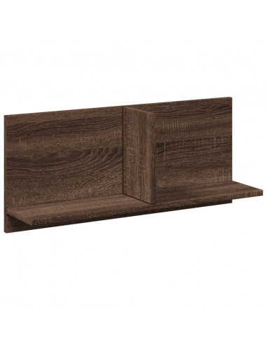 Mobile a Parete 70x16,5x30 cm Rovere Marrone Legno Multistrato