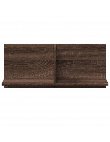 Mobile a Parete 70x16,5x30 cm Rovere Marrone Legno Multistrato
