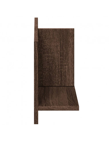 Mobile a Parete 70x16,5x30 cm Rovere Marrone Legno Multistrato