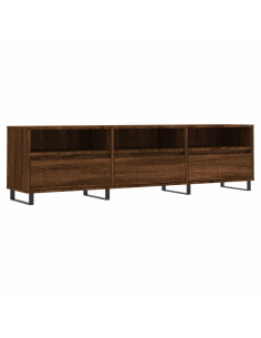 Mobile Porta TV Rovere Marrone 150x30x44,5 cm Legno Multistrato 2