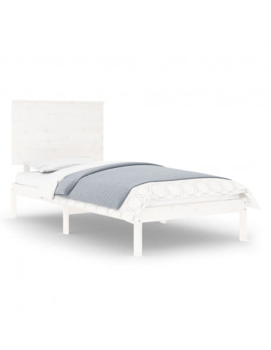 Giroletto Bianco in Legno Massello di Pino 90x200 cm