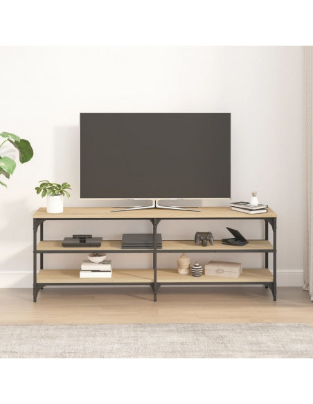 Mobile Porta TV Rovere Sonoma 140x30x50 cm in Legno Multistrato