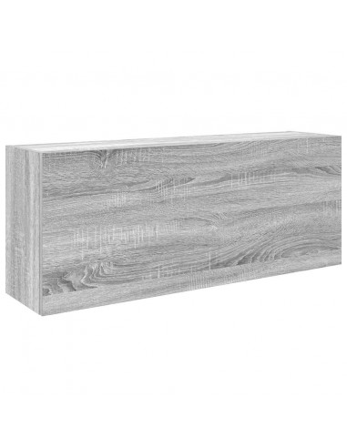 Mobile da Bagno Grigio Sonoma 100x25x40 cm in Truciolato