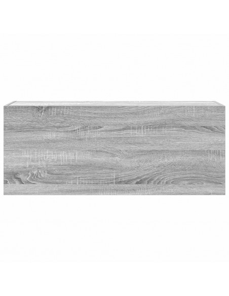 Mobile da Bagno Grigio Sonoma 100x25x40 cm in Truciolato