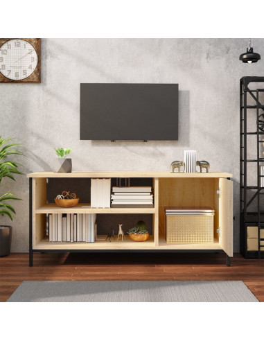 Mobile Porta TV Rovere Sonoma 100x40x45 cm in Legno Multistrato