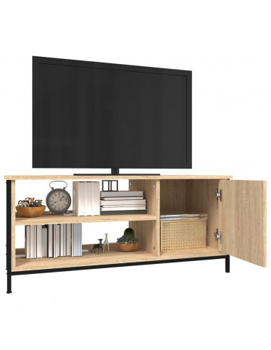 Mobile Porta TV Rovere Sonoma 100x40x45 cm in Legno Multistrato