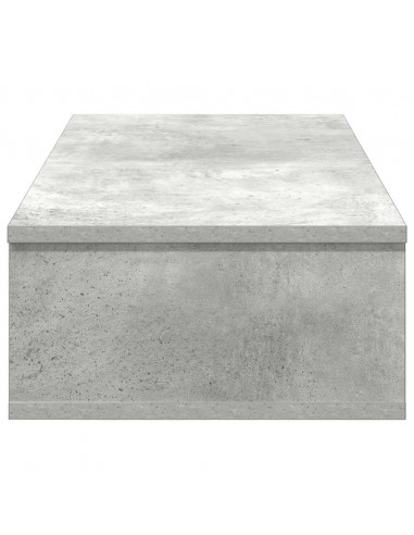 Scaffale a Parete con Cassetti Grigio 80x31x17 cm in Truciolato