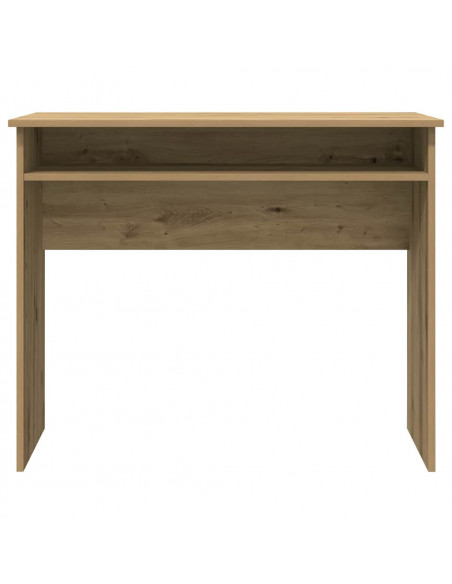 Scrivania Rovere Artigianale 90x50x74 cm in Legno Multistrato