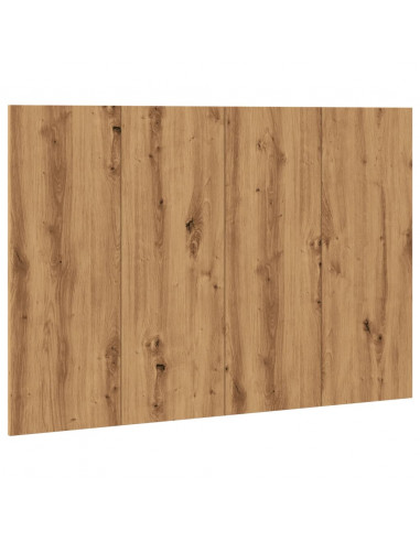 Testiera Rovere Artigianale 120x1,5x80 cm Legno Multistrato