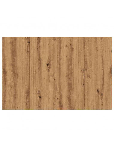 Testiera Rovere Artigianale 120x1,5x80 cm Legno Multistrato