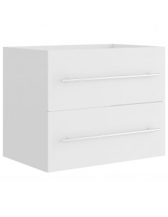 Mobile Lavabo Bianco 60x38,5x48 cm in Legno Multistrato 2