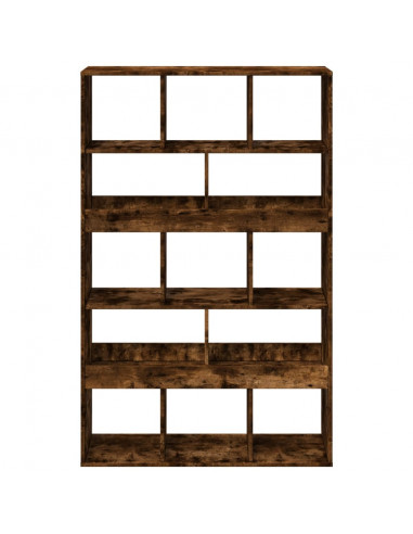 Libreria Rovere Fumo 100x33x156,5 cm in Truciolato