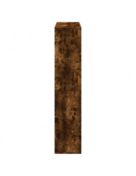 Libreria Rovere Fumo 100x33x156,5 cm in Truciolato