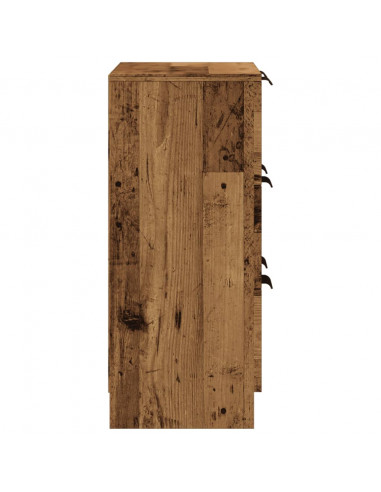 Credenza Legno Antico 60x30x70 cm in Truciolato