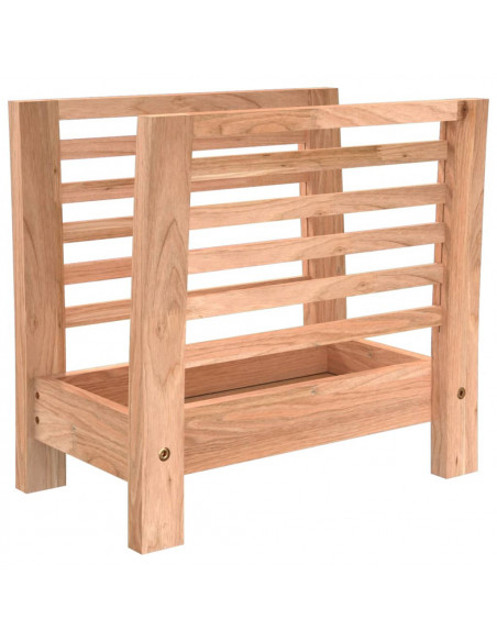 Portariviste 40x26,5x38,5 cm in Legno Massello di Noce