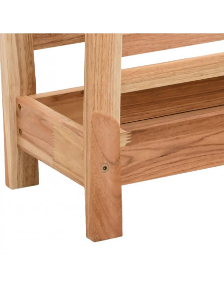 Portariviste 40x26,5x38,5 cm in Legno Massello di Noce