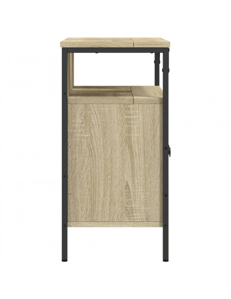 Mobile Lavabo Bagno Rovere Sonoma 60x30x60 cm Legno Multistrato
