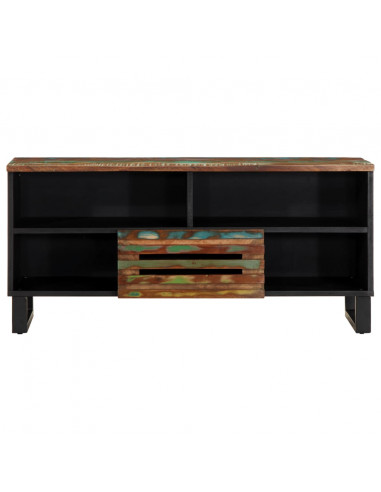 Mobile Porta TV 100x34x46 cm in Legno Massello di Acacia