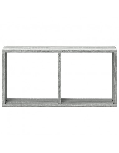 Mobile a Parete 60x16x30 cm Grigio Sonoma in Legno Multistrato