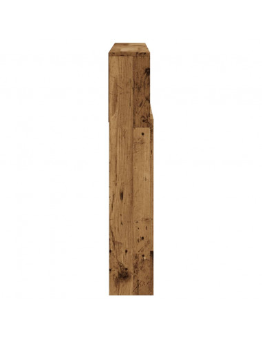 Testiera con Contenitore Legno 120x19x103,5 cm in Truciolato