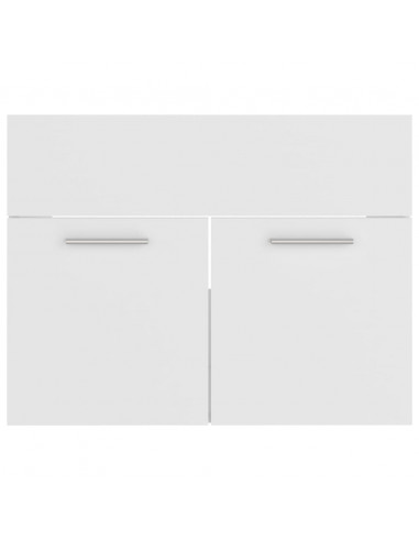 Mobile Sottolavabo Bianco 60x38,5x46 cm in Legno Multistrato