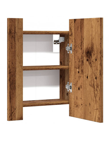 Mobile da Bagno Legno Antico 40x12x45cm in Legno Multistrato