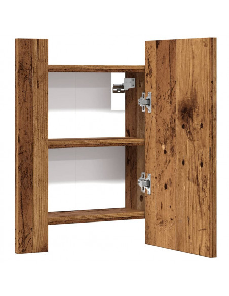 Mobile da Bagno Legno Antico 40x12x45cm in Legno Multistrato