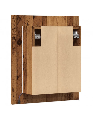 Mobile da Bagno Legno Antico 40x12x45cm in Legno Multistrato