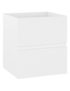 Mobile Lavabo Bianco 41x38,5x45 cm in Legno Multistrato 2