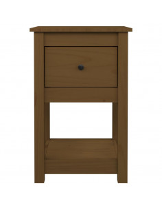 Comodini 2 pz Miele 40x35x61,5 cm in Legno Massello di Pino 2