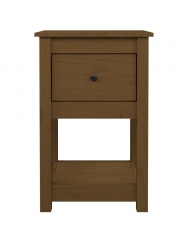 Comodini 2 pz Miele 40x35x61,5 cm in Legno Massello di Pino