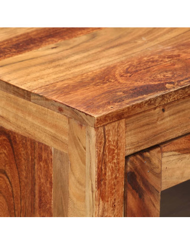 Credenza 40x34x110 cm in Legno Massello d'Acacia