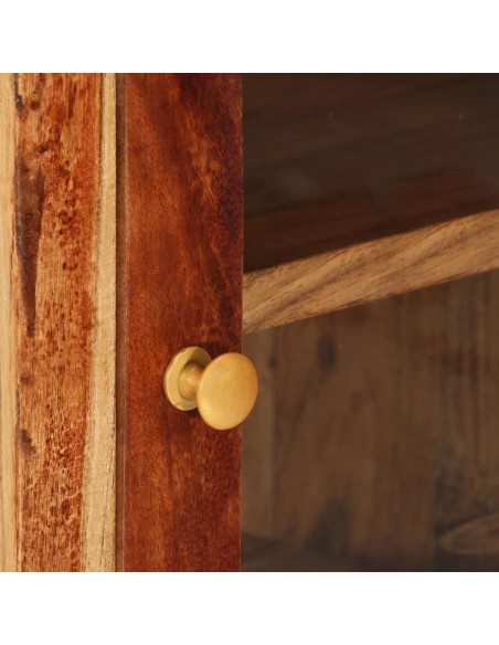 Credenza 40x34x110 cm in Legno Massello d'Acacia