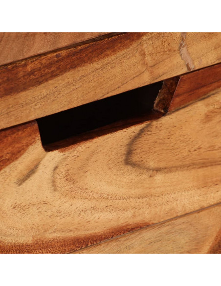 Credenza 40x34x110 cm in Legno Massello d'Acacia