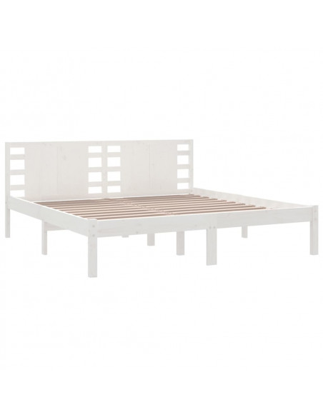 Giroletto Bianco in Legno Massello di Pino 200x200 cm