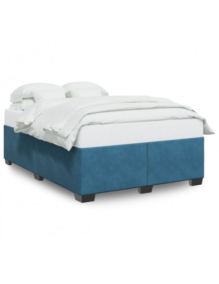 Giroletto Blu 140x190 cm in Velluto