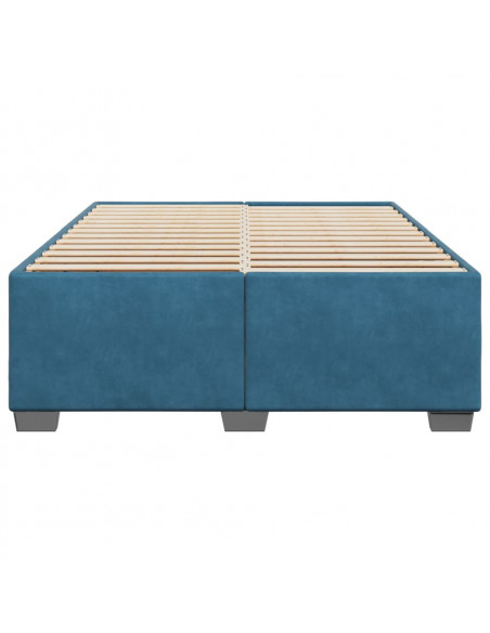 Giroletto Blu 140x190 cm in Velluto