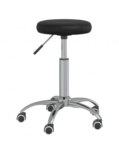 Sedia da Ufficio Girevole Nera in Similpelle