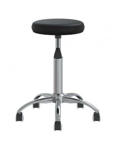 Sedia da Ufficio Girevole Nera in Similpelle