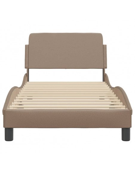 Giroletto con Testiera Cappuccino 80x200 cm in Similpelle